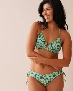 AQUA FLORA Recycled Fibers Bralette Bikini Top