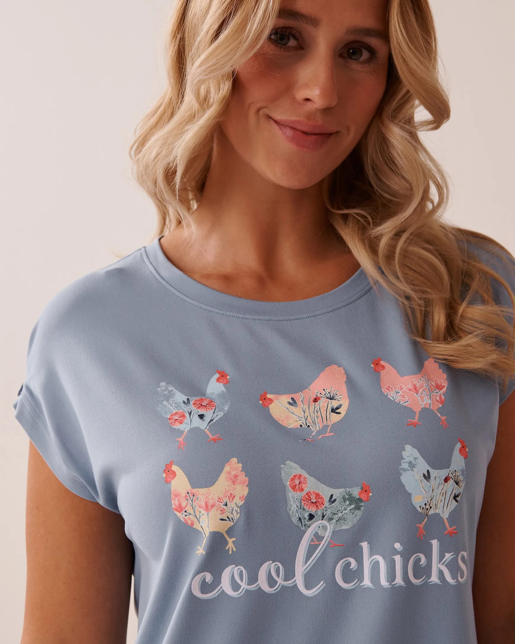 Chicken Print Super Soft Sleepshirt