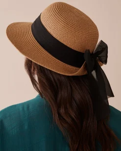Cloche Hat with Ribbon