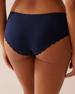Cotton and Lace Detail Hiphugger Panty
