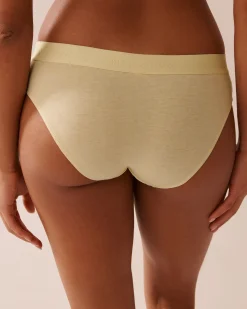 Cotton and Logo Elastic Band Bikini Panty