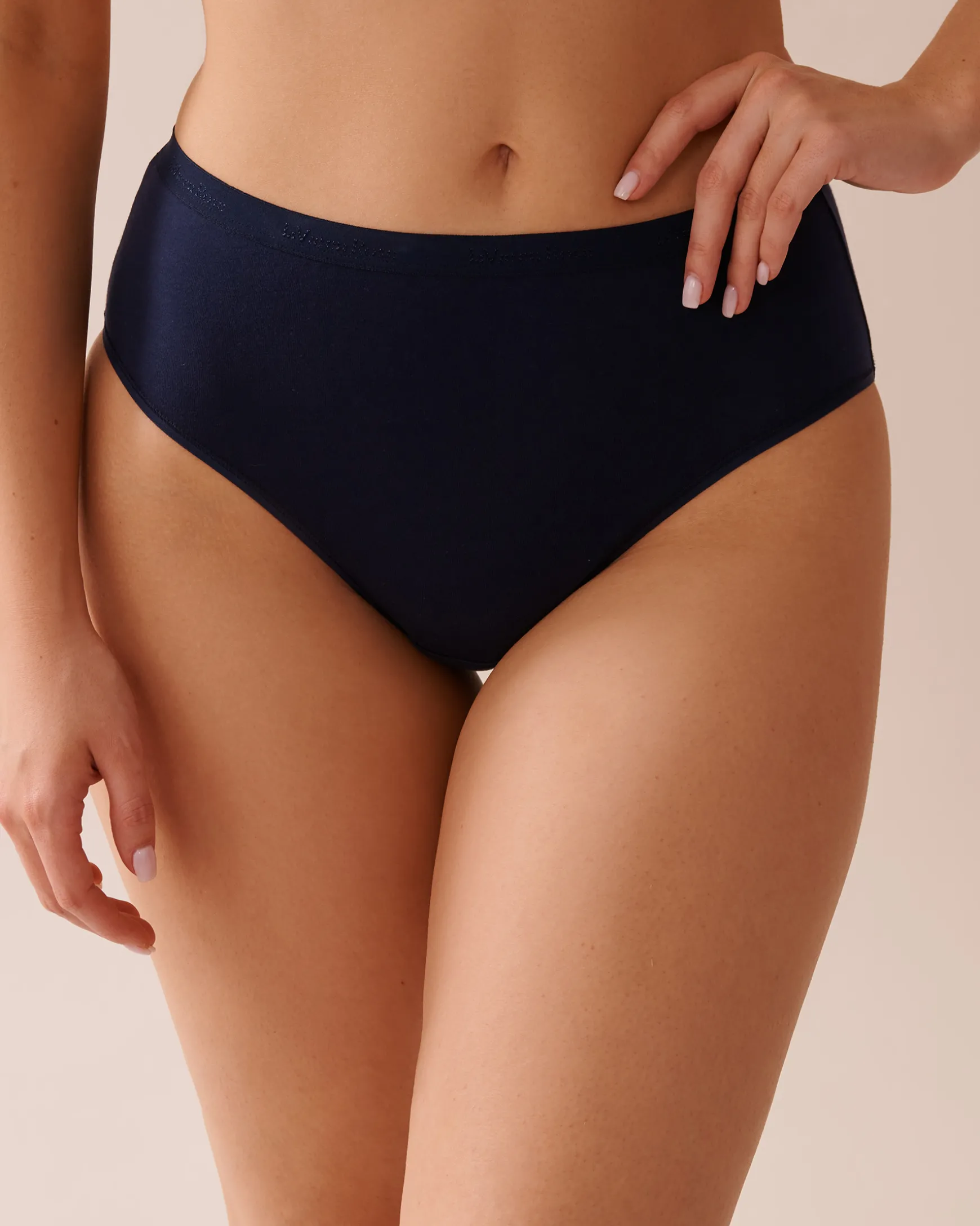 Cotton High Waist Bikini Panty