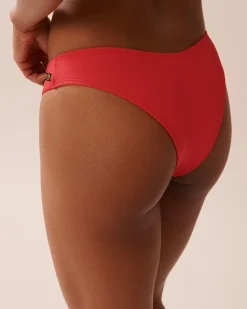 HIBISCUS Ribbed Thong Bikini Bottom