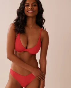HIBISCUS Ribbed Triangle Bikini Top