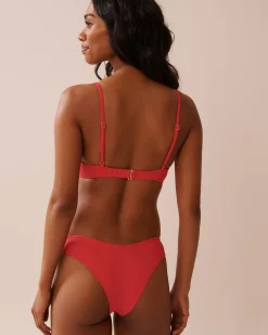 HIBISCUS Ribbed Triangle Bikini Top