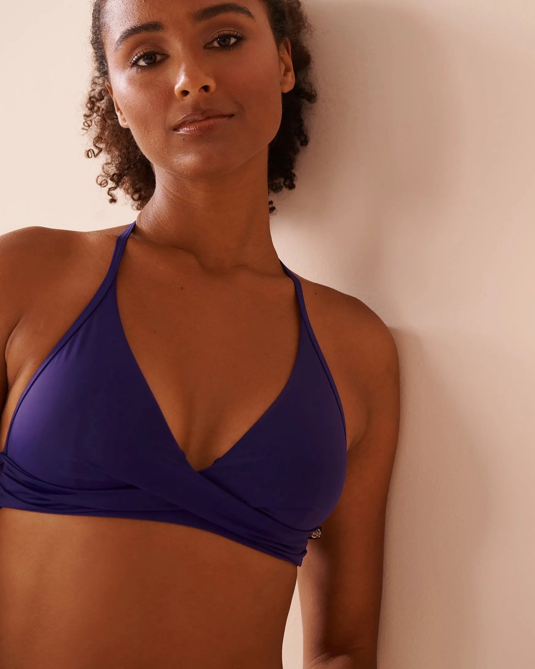 INDIGO Criss-Cross Triangle Bikini Top