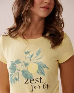 Lemon Print Super Soft T-shirt