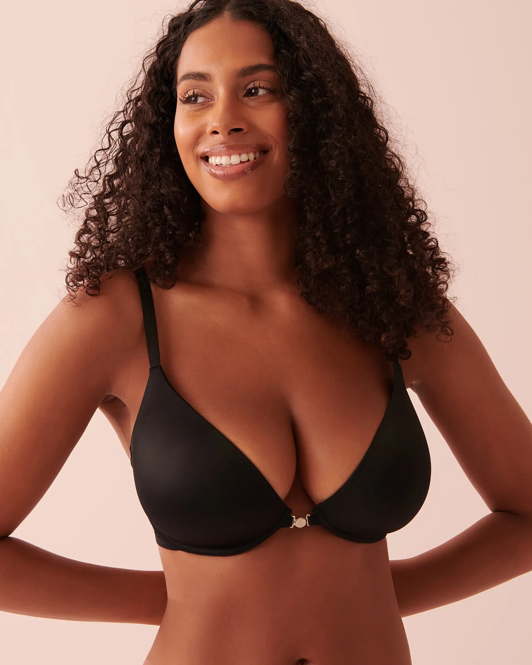 Lightly Lined Front Closure Demi Bra