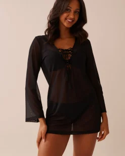 Mesh Long Sleeve Tunic
