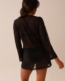 Mesh Long Sleeve Tunic