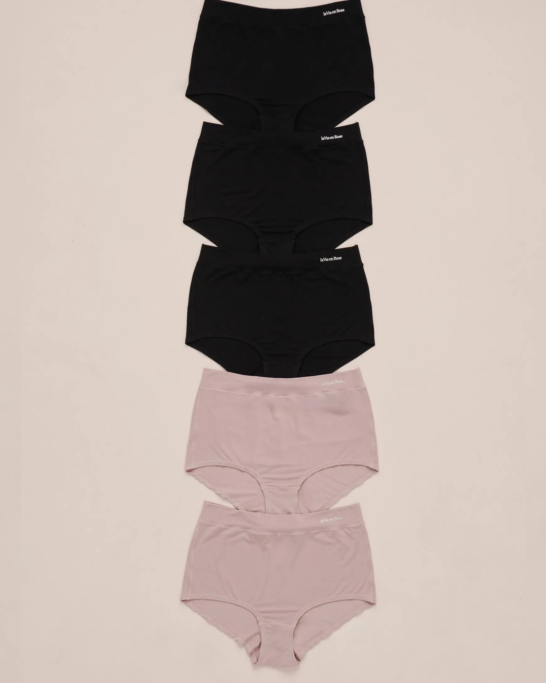 5-Pack Modal High Waist Hiphugger Panty