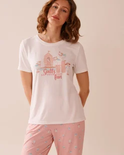 Seagull Print Super Soft T-shirt