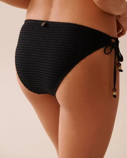 SOLID Crochet Side Tie Brazilian Bikini Bottom