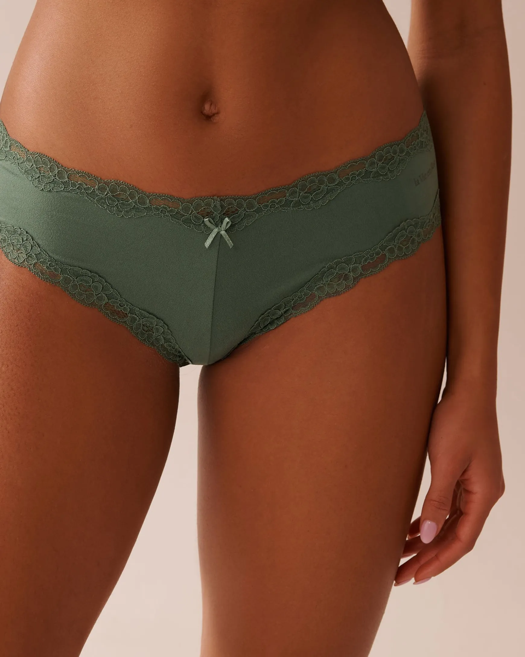 Super Soft Lace Trim Cheeky Panty