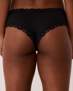 Super Soft Lace Trim Cheeky Panty