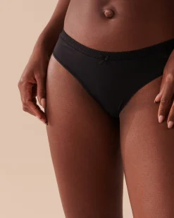 Super Soft Lace Trim Thong Panty