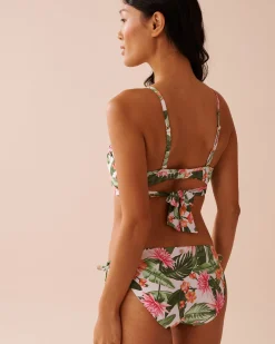 WATER LILY Crossed Push-up Bikini Top