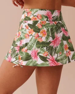 WATER LILY High Waist Skirt Bikini Bottom