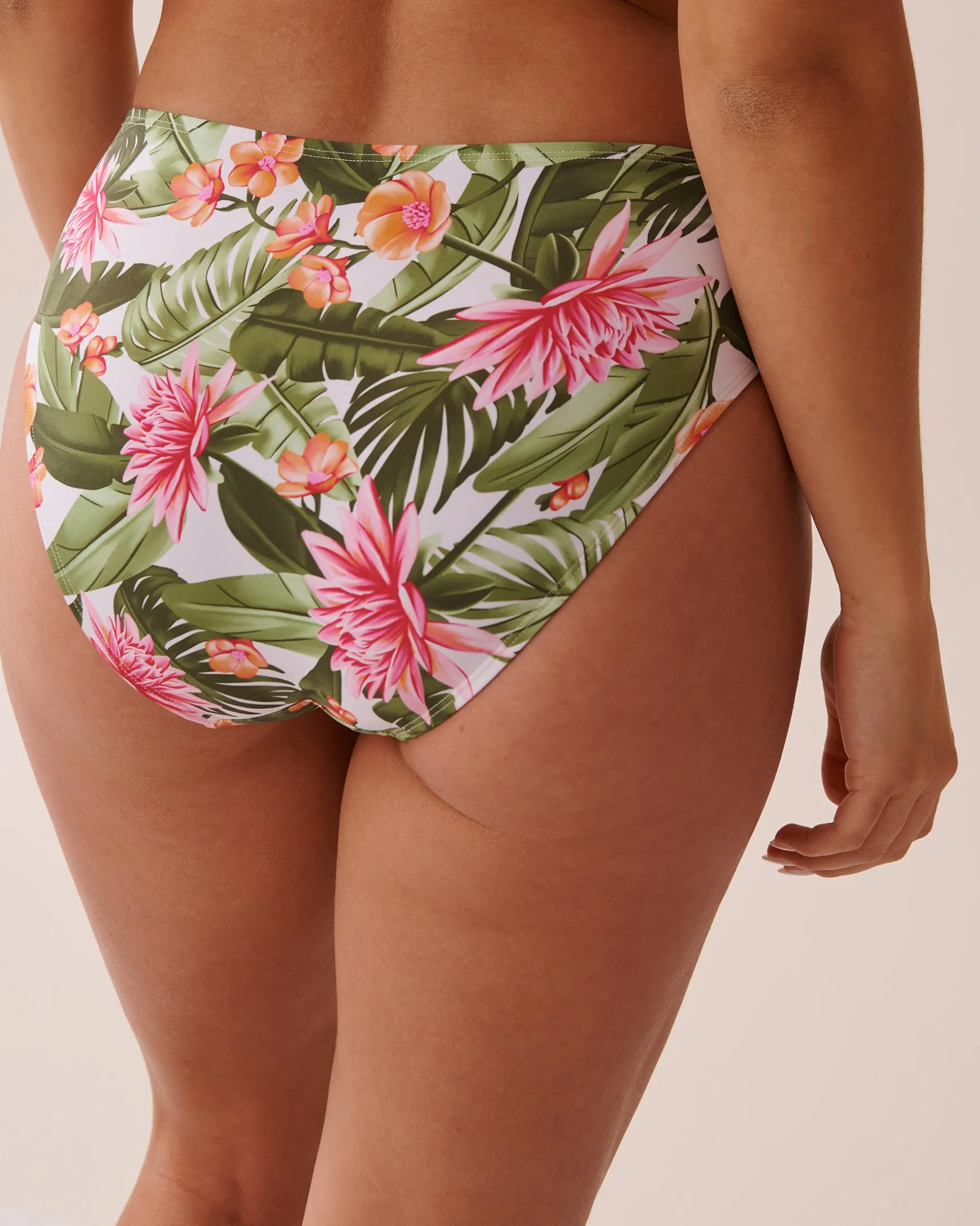 WATER LILY Mid Waist Bikini Bottom