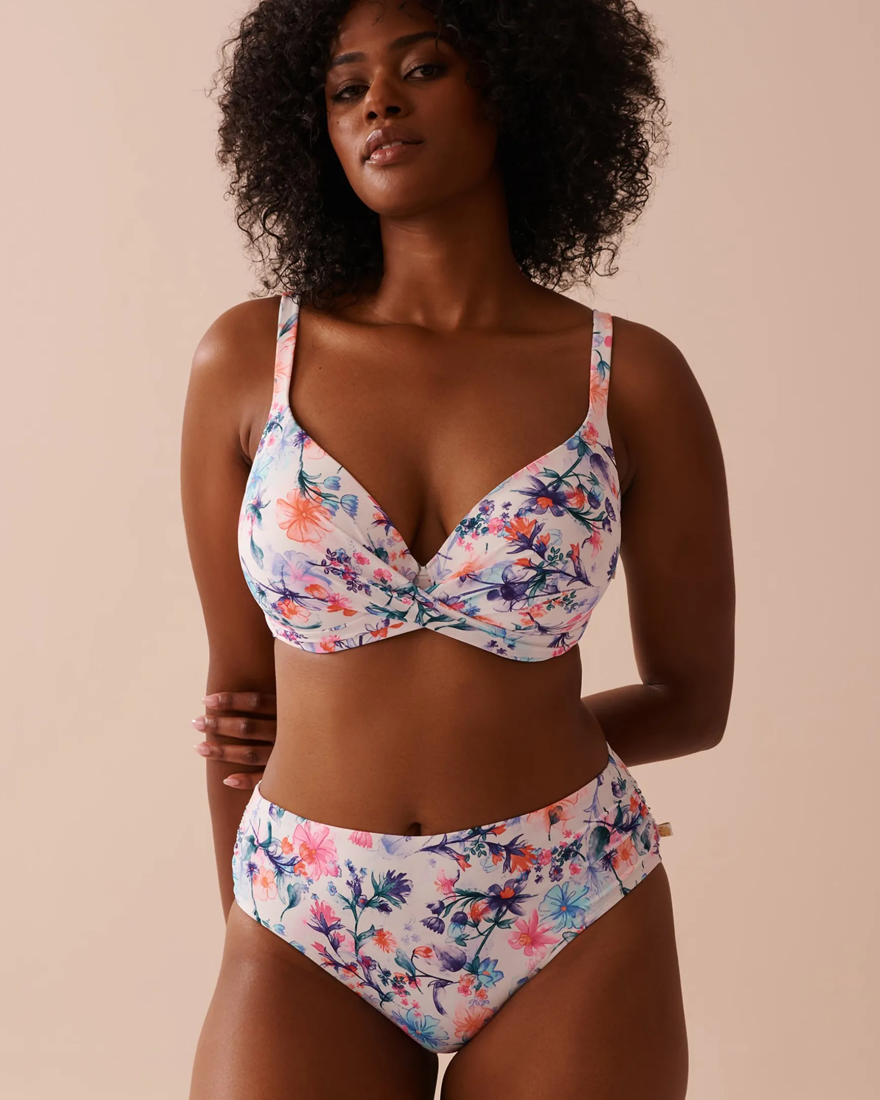 WATERCOLOR Mid-rise Bikini Bottom